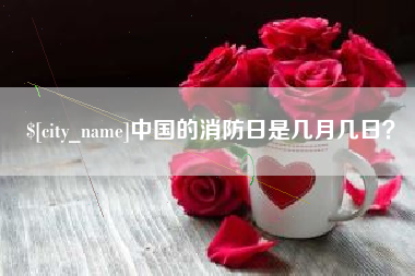 孝感中国的消防日是几月几日？
