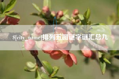 孝感排列五图谜字谜汇总九