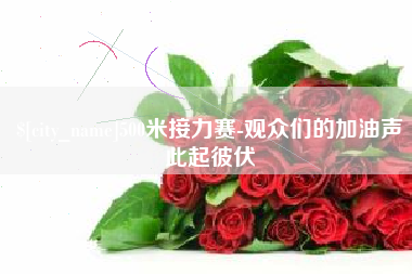 孝感500米接力赛-观众们的加油声此起彼伏