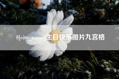 孝感生日快乐图片九宫格