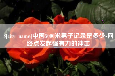 孝感中国5000米男子记录是多少-向终点发起强有力的冲击