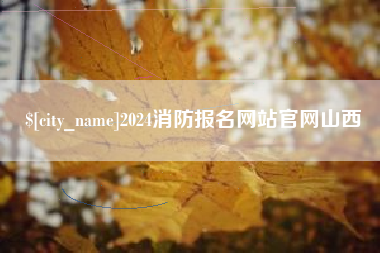 孝感2024消防报名网站官网山西