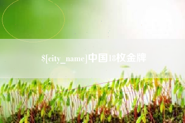 孝感中国18枚金牌