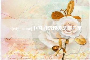 孝感中国消防救援学院日常