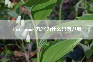 孝感九宫为什么只有八卦