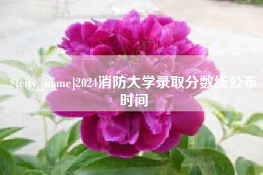 孝感2024消防大学录取分数线公布时间