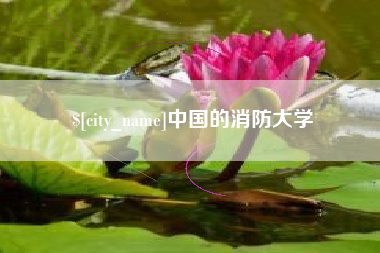 孝感中国的消防大学