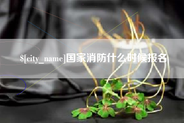 孝感国家消防什么时候报名