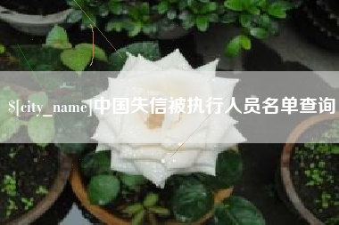 孝感中国失信被执行人员名单查询