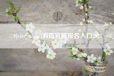 孝感消防官网报名入口2023