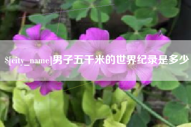 孝感男子五千米的世界纪录是多少