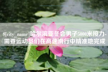 孝感哈尔滨亚冬会男子5000米接力-需要运动员们在高速滑行中精准地完成