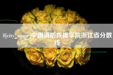 孝感中国消防救援学院浙江省分数线