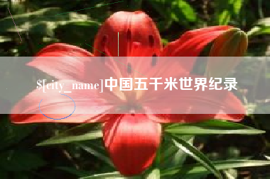 孝感中国五千米世界纪录