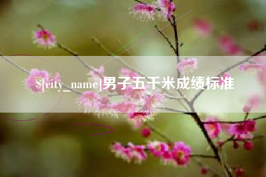 孝感男子五千米成绩标准