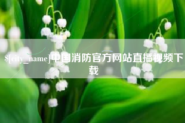 孝感中国消防官方网站直播视频下载